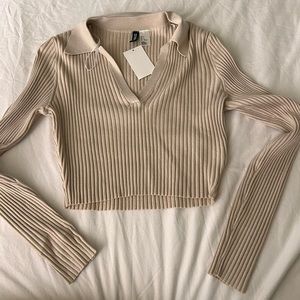 Tan long sleeve shirt